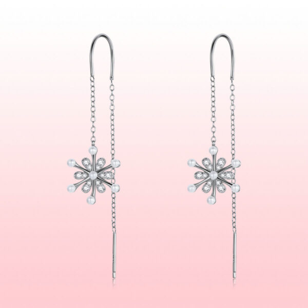 925 Ezüst fülbevaló - Olvadó szerelem