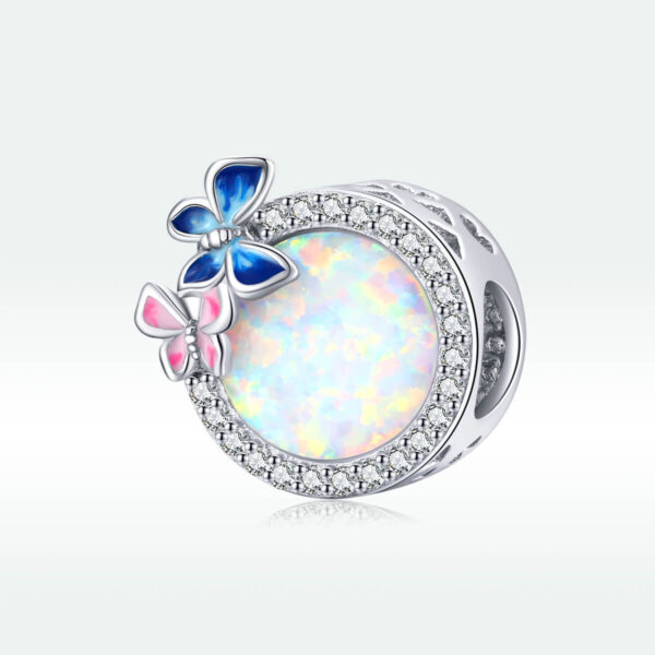 925 Ezüst charm - Pillangó tavasz