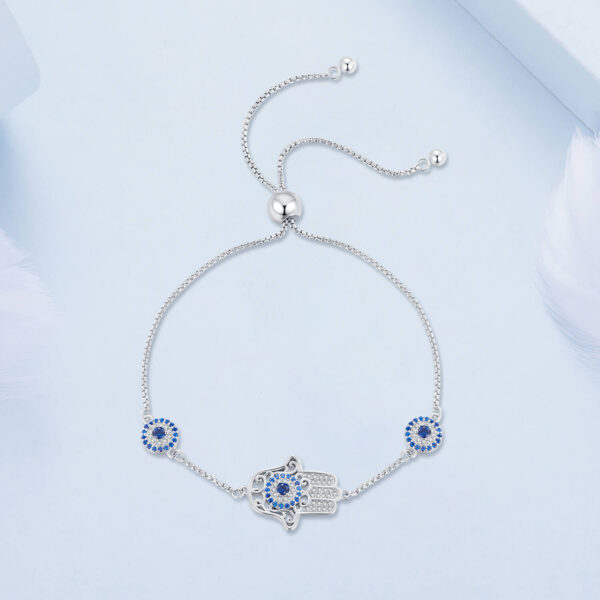 925 Ezüst karkötő - Védelmező kéz