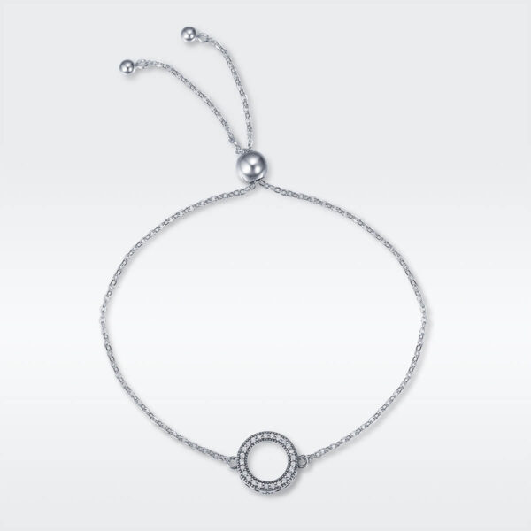 925 Ezüst karkötő - Évgyűrű