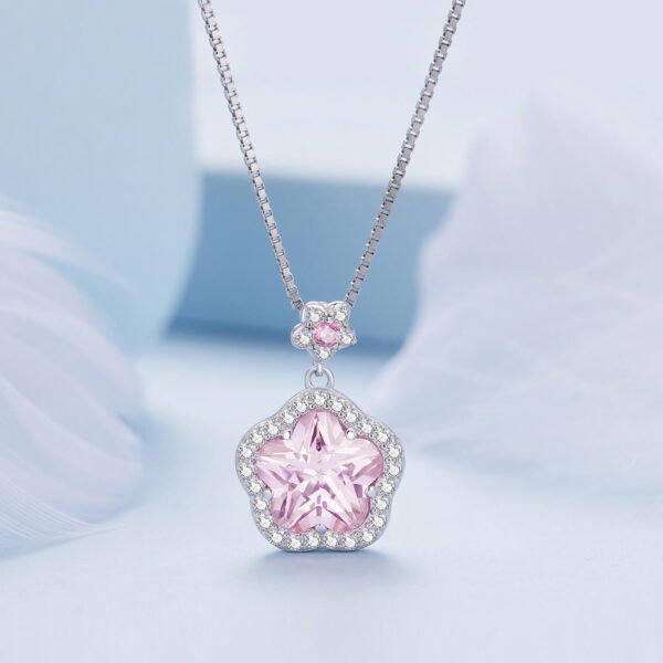 925 Ezüst nyaklánc - Kicsi virág