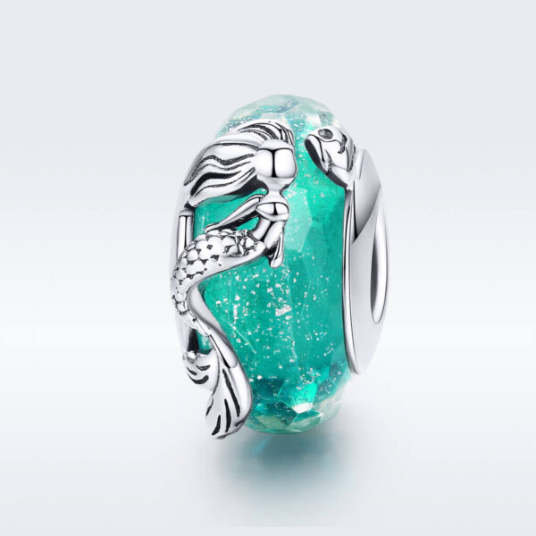 925 Ezüst charm - Sellő